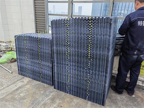 方形橫流式玻璃鋼冷卻塔填料除水器,玻璃鋼方形冷卻塔